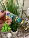 Multi Colored Acrylic Key Chains