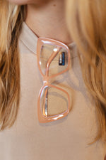 Pink Frame // Clear Lens // Blue Light Blocking Wayfare Glasses