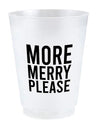 More Merry Please Holiday Frost Cups