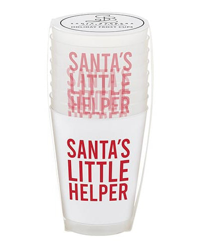 Santa's Little Helper Holiday Frost Cups