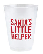 Santa's Little Helper Holiday Frost Cups