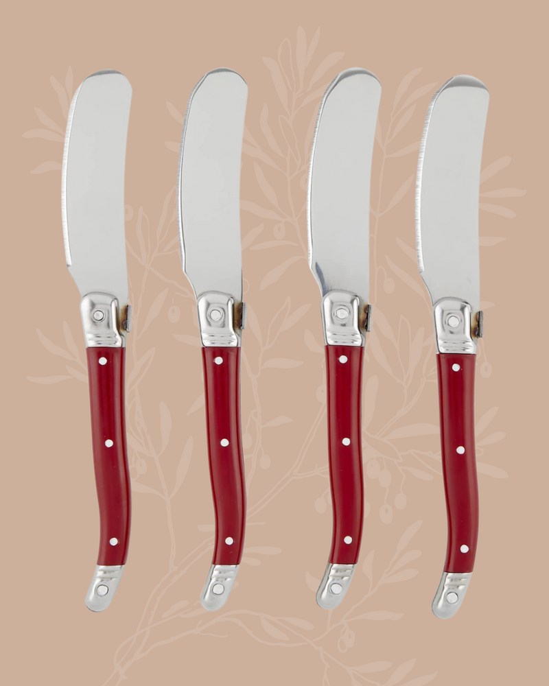 Spread Love and Joy Red Charcuterie Spreaders