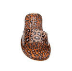 Leopard Sol Jelly Sandal