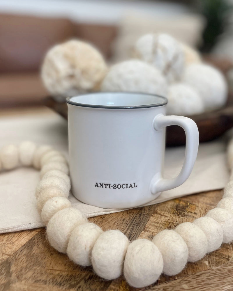 Anti-Social Minimalist Coffee Mug