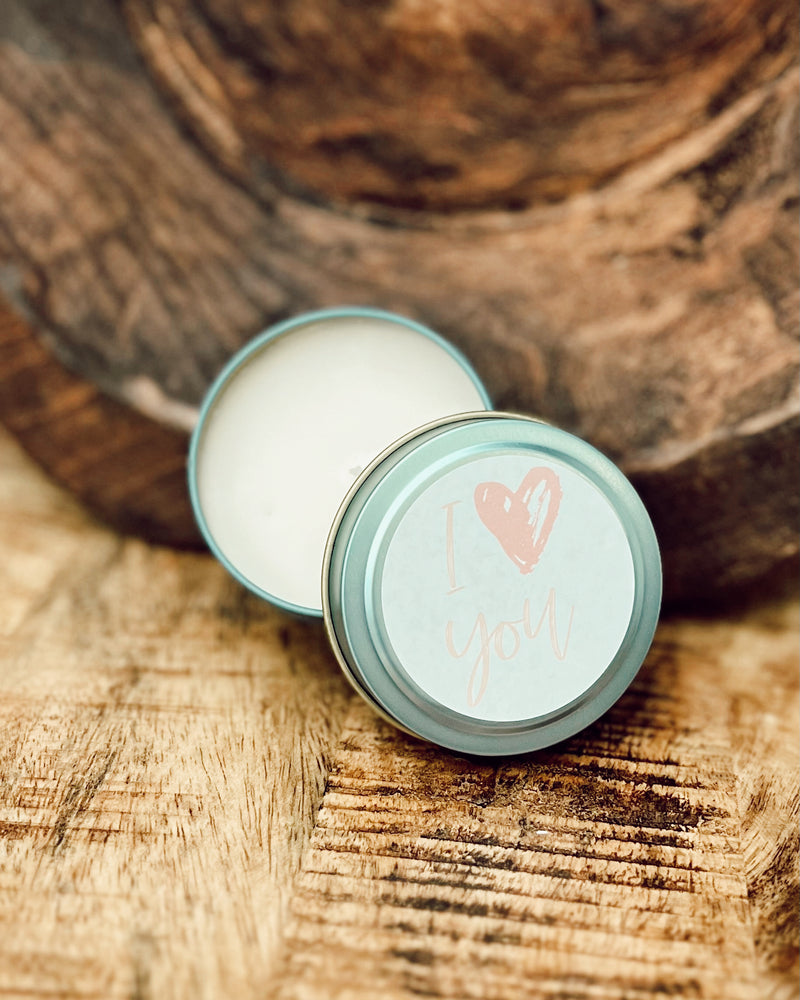 I Love You 4 oz. Tin Soy Candle