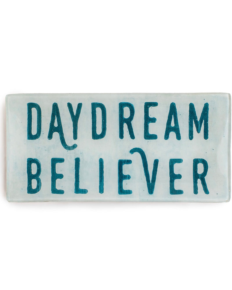 Rectangle Decoupage Plate - Daydream Believer