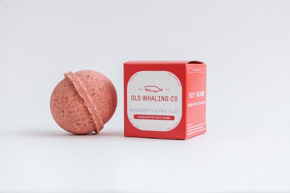 Seaberry and Rose Clay - Bath Bomb - Old Whaling Co.