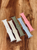 Olive Silicone Apple Watch Band - 42/44 MM