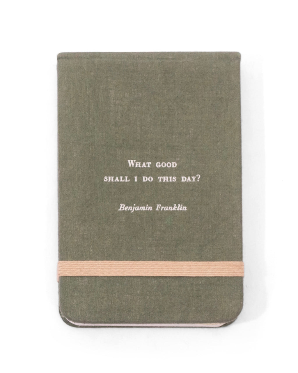 Fabric Notebook - What Good Shall I Do